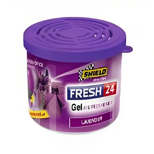 Shield Car Care Fresh 24 Gel Air Freshener Lavender 80gm Dokkaner