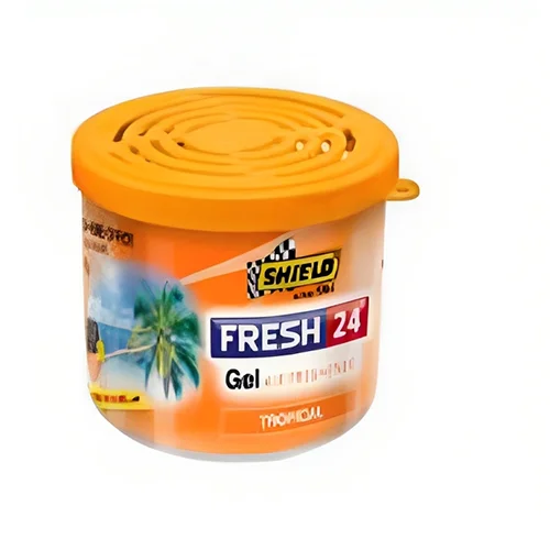 Shield Car Care Fresh 24 Gel Air Freshener Tropical 80gm Dokkaner