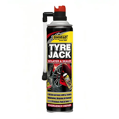 Shield Car Care Tyre Jack Emergency Inflater 340 ML Dokkaner