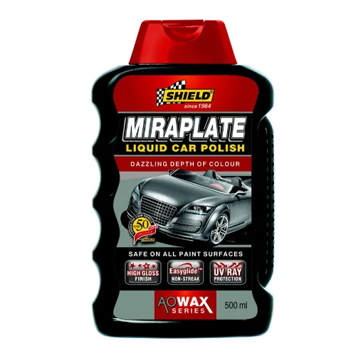 Shield Car Care Miraplate A.O Liquid Car Polish 500 ML Dokkaner